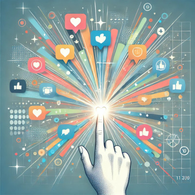 Slumpar vinnare på sociala medier